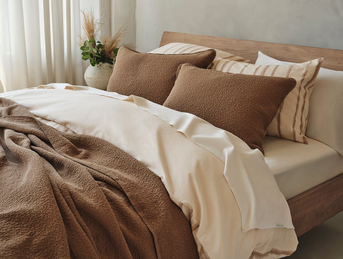 Cascade Organic Matelasse Sham