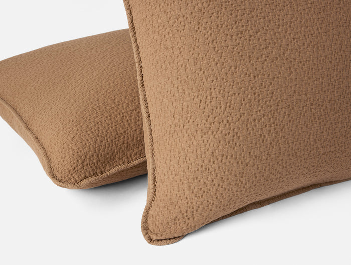 Cascade Organic Matelasse Sham