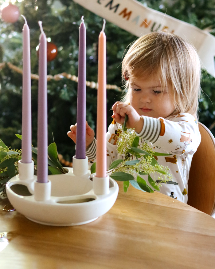Ceramic Advent Wreath