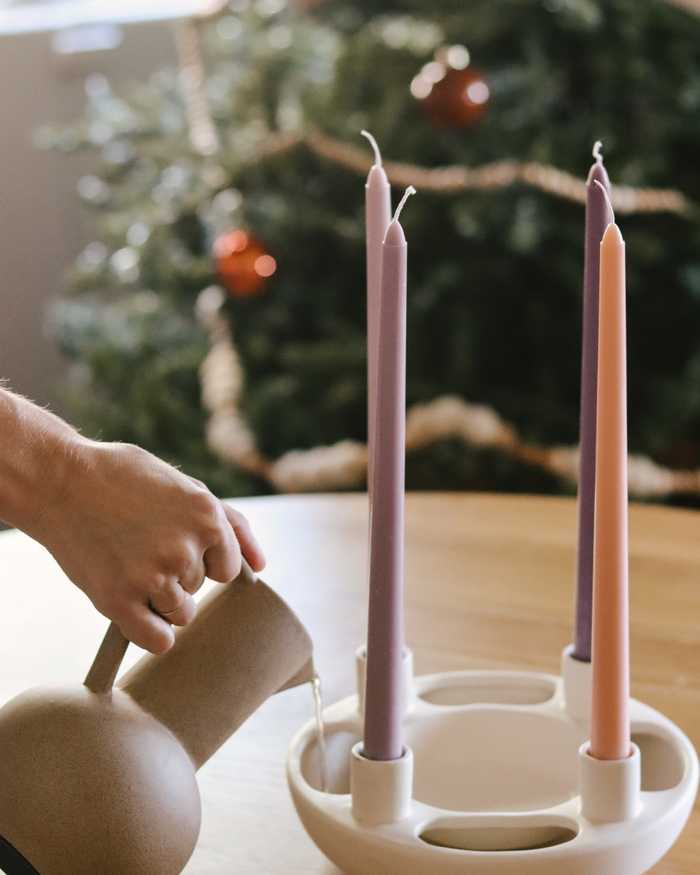 Ceramic Advent Wreath