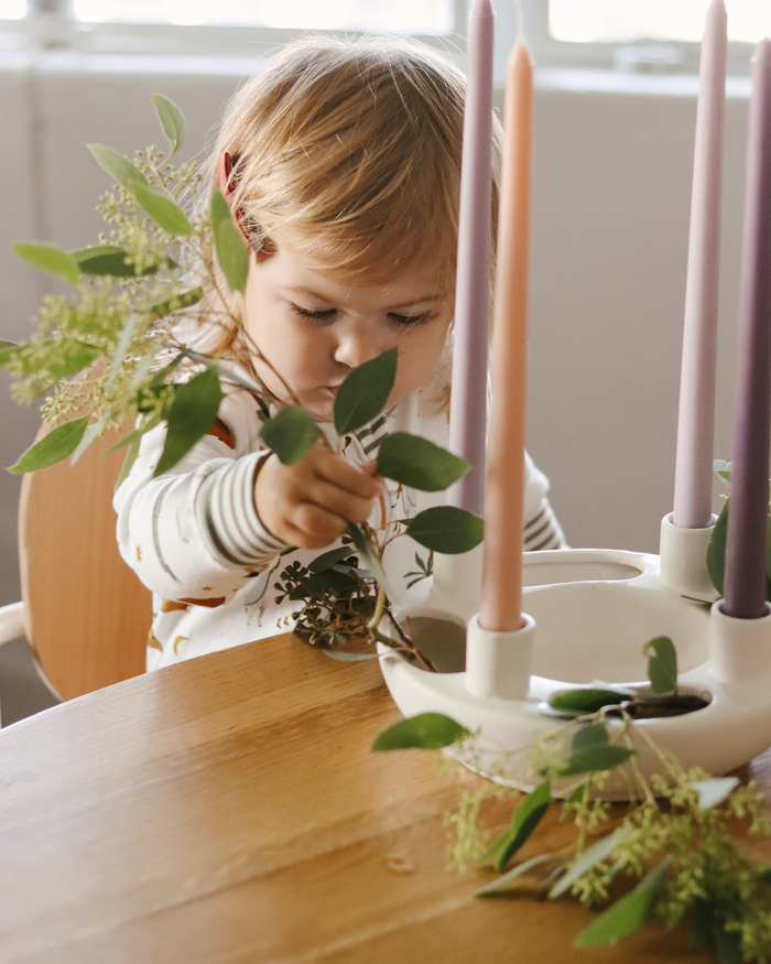 Ceramic Advent Wreath
