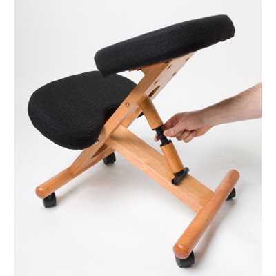 Chaise assis-genoux en bois