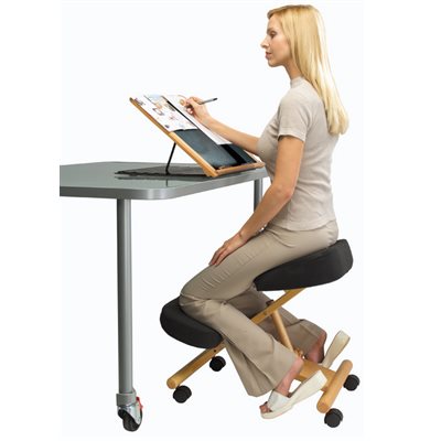 Chaise assis-genoux en bois