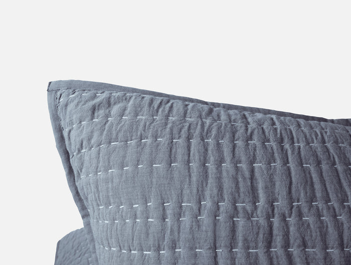 Channel Handstitched Organic Sham