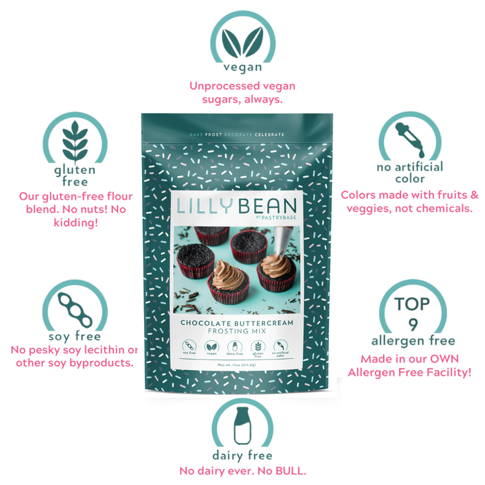 Chocolate Buttercream Frosting Mix (Vegan & Gluten-Free)