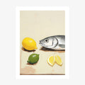 Citrus Fish wall art print