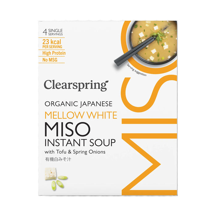 Clearspring Organic Japanese Instant Miso Soup - Mellow White