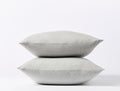 Cloud Brushed™ Organic Flannel Pillowcases | Pale Gray Heather