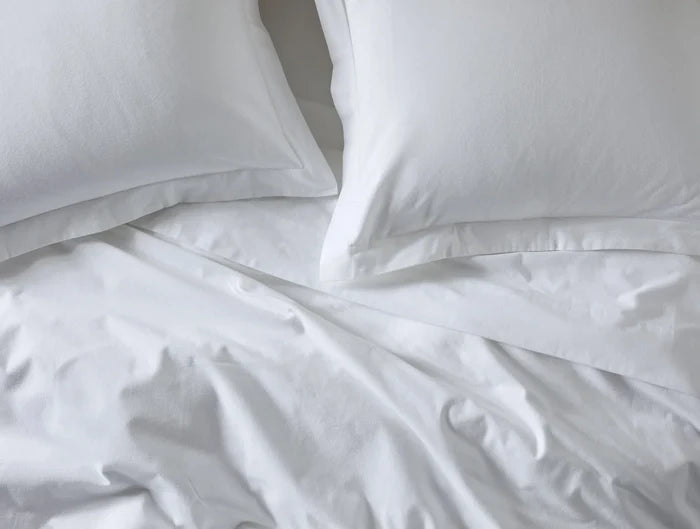 Cloud Brushed™ Organic Flannel Sham | Alpine White