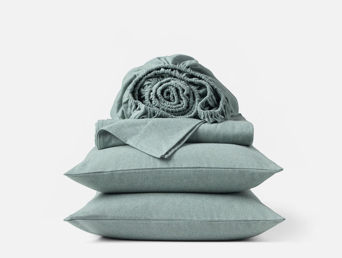Cloud Brushed™ Organic Flannel Sheet Set