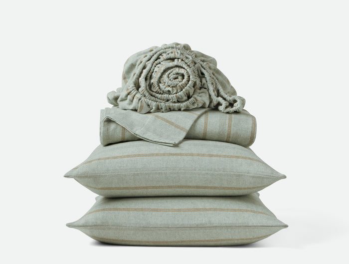 Cloud Brushed™ Organic Flannel Sheet Set