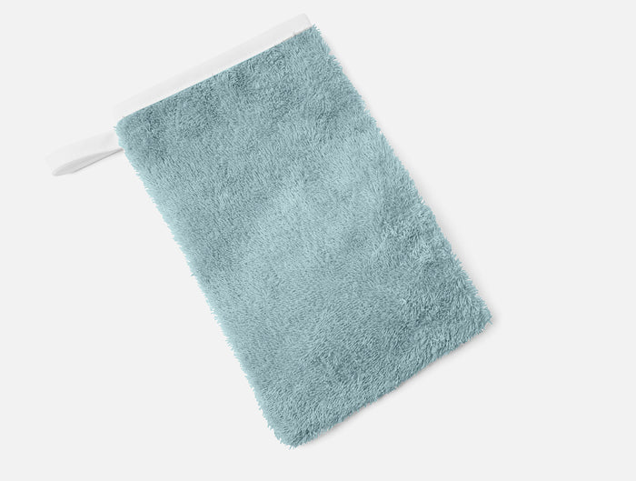 Cloud Loom™ Organic Baby Hooded Towel and Bath Mitt Set