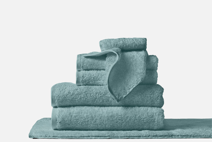 Cloud Loom™ Organic Complete Bath Bundle | Pacific Blue <swatch_color:Pacific Blue>