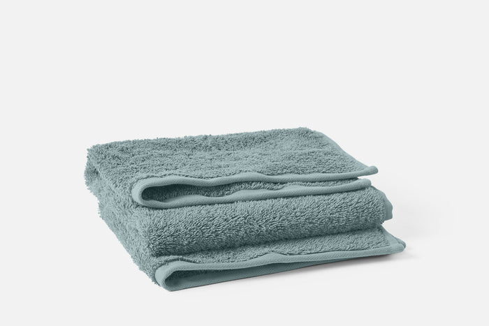 Cloud Loom™ Organic Towels - Coyuchi | Pacific Blue