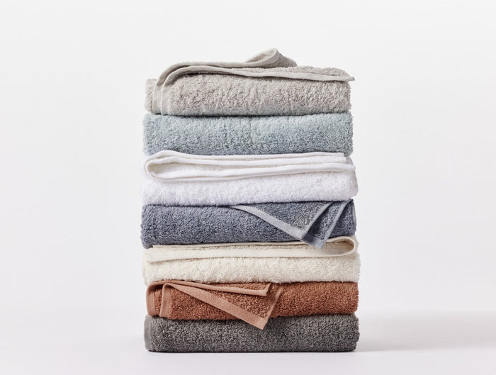 Cloud Loom™ Organic Towels - Coyuchi | Steel Blue