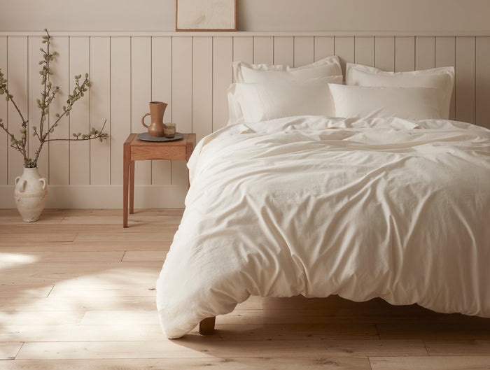 Cloud Soft Organic Sateen Duvet Cover | Undyed