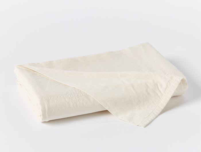 Cloud Soft Organic Sateen Flat Sheets | Undyed