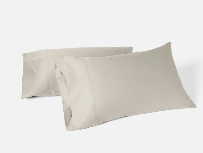 Cloud Soft Organic Sateen Pillowcase | Stone