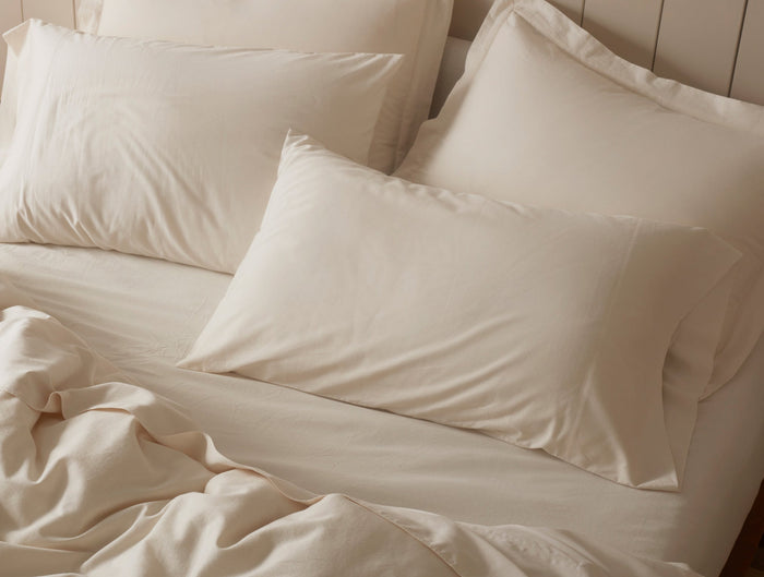 Cloud Soft Organic Sateen Sheets | Undyed