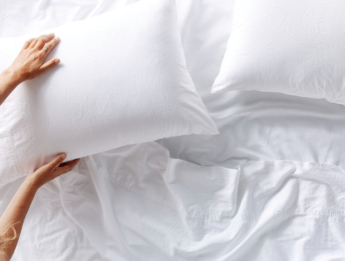 Cloud Soft Organic Sateen Sheets | Alpine White