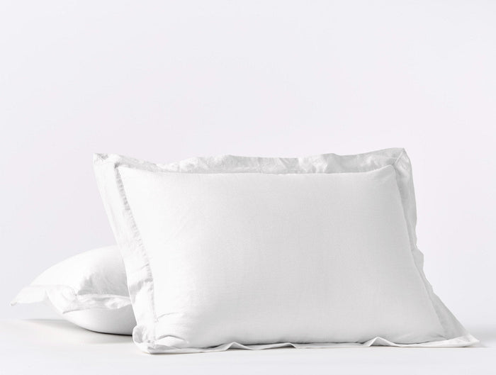 Cloud Soft Organic Sateen Standard Sham  | Alpine White