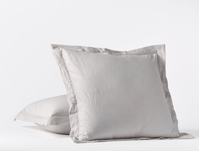 Cloud Soft Organic Sateen Sham - Coyuchi | Pale Gray