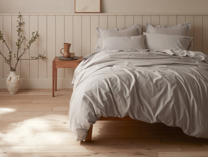 Cloud Soft Organic Sateen Sham - Coyuchi | Pale Gray