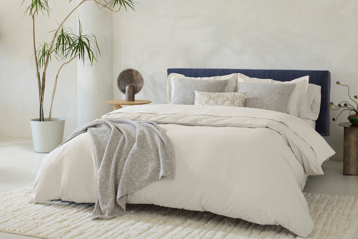 Cloud Soft Organic Sateen Sheet Set | Stone