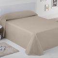 Colcha  Rustico Liso lino escena de cama