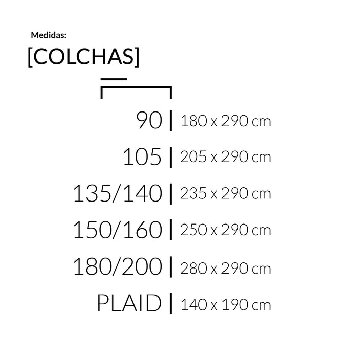 Colcha Tejida Arona [3 colores]