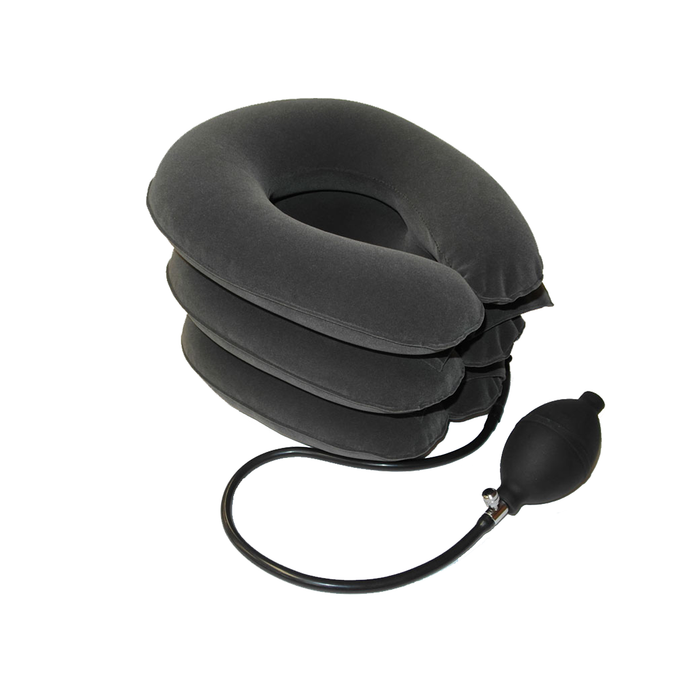Collier cervical gonflable + traction
