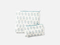 Coyuchi Conserve Organic Snack Bags - Coyuchi | Dew Chrysanthemum/Surf Chambray