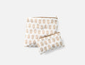 Coyuchi Conserve Organic Snack Bags - Coyuchi | Shell Chrysanthemum/Praline Chambray