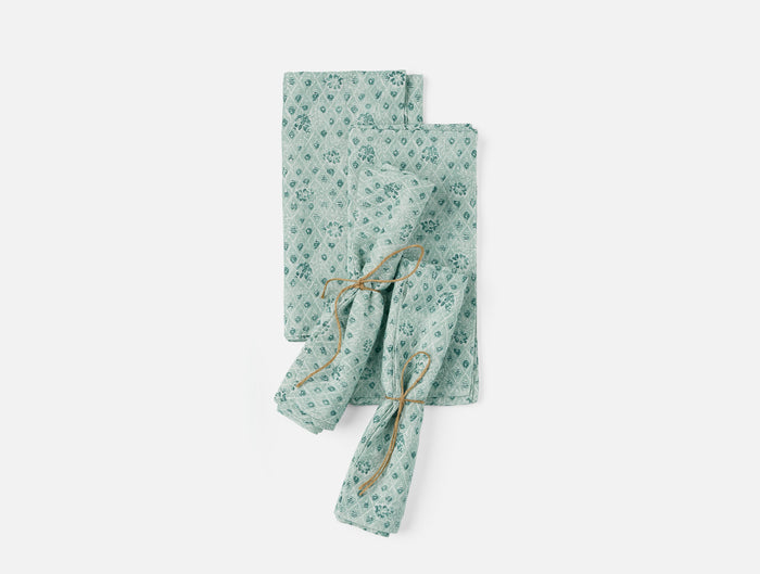 Coral Bell Print Napkins, Set of 4