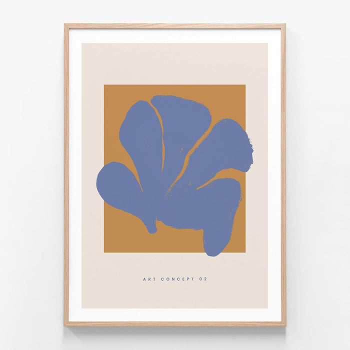 Coral Study 2 oak framed print
