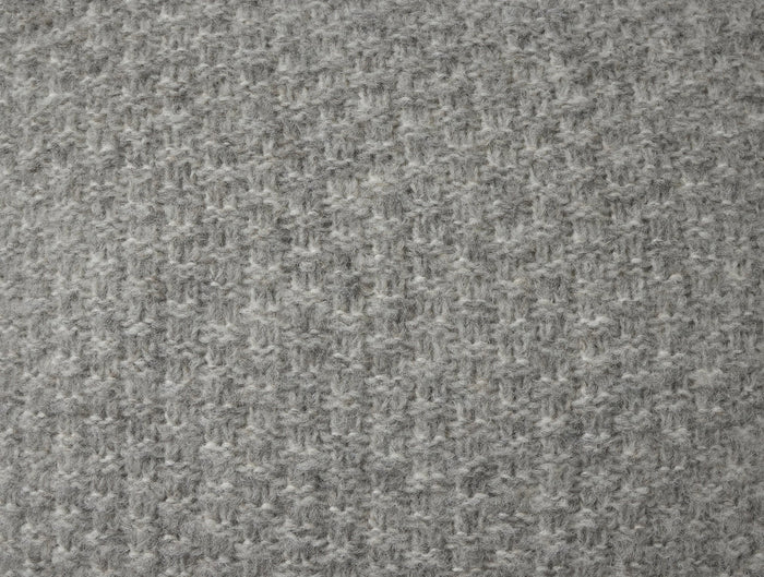 Cordillera Alpaca Cotton Decorative Pillow Cover | Gray Heather