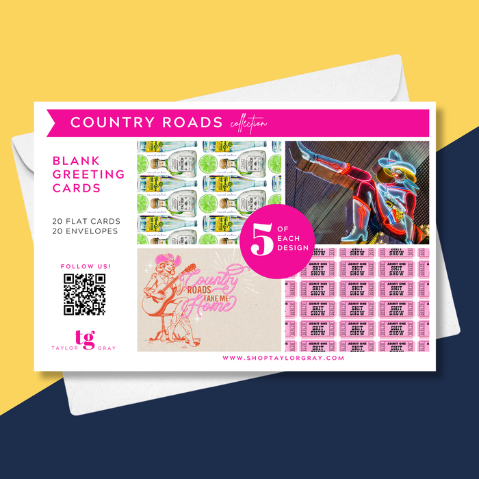 Country Roads NOTECARD set