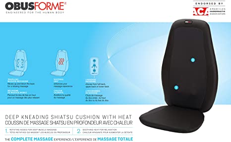 Coussin de massage Shiatsu en profondeur