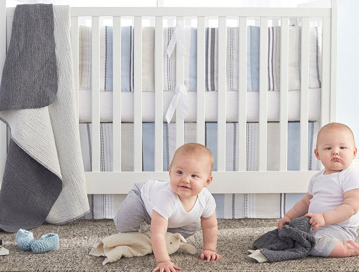 Cozy Cotton Organic Baby Blanket | Charcoal