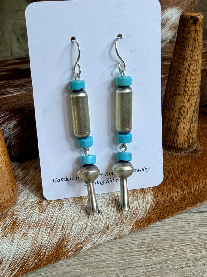 Crystal Haley Navajo Pearl Earrings