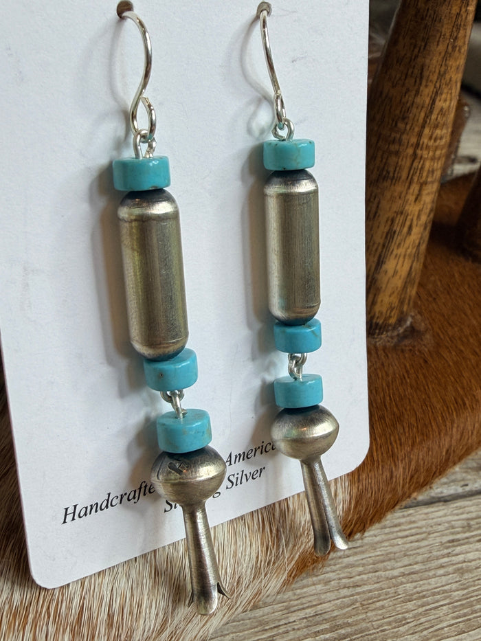 Crystal Haley Navajo Pearl Earrings