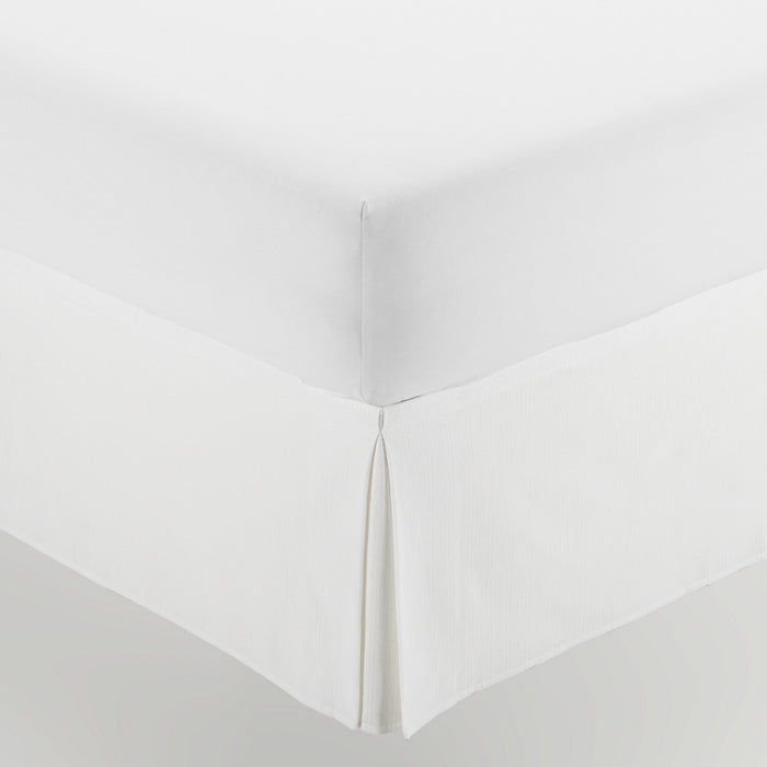 Cubrecanapé con velcro Rústico liso blanco detalle