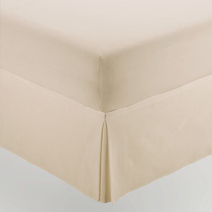 Cubrecanapé con velcro Rústico liso crema detalle