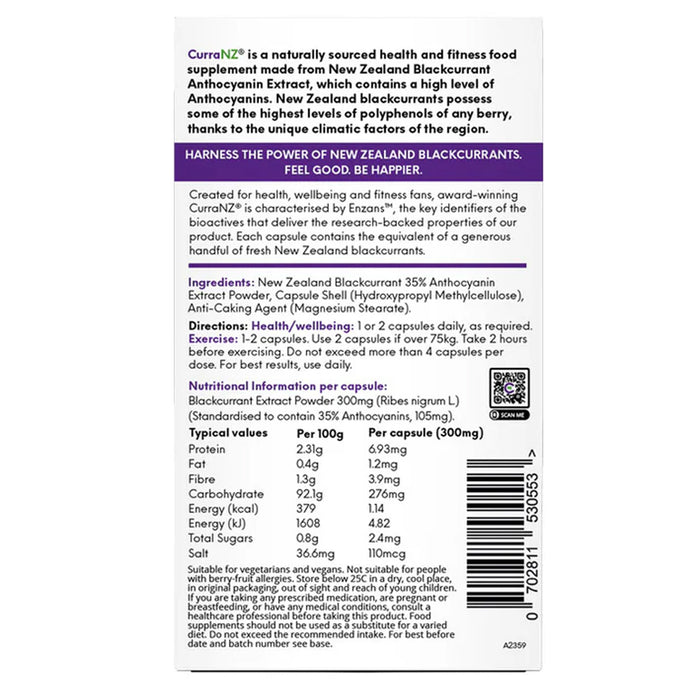 CurraNZ New Zealand Blackcurrant Extract - Evergreen Healthfoods