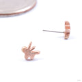 Dabble Press-fit End in Gold from Pupil Hall in rose gold