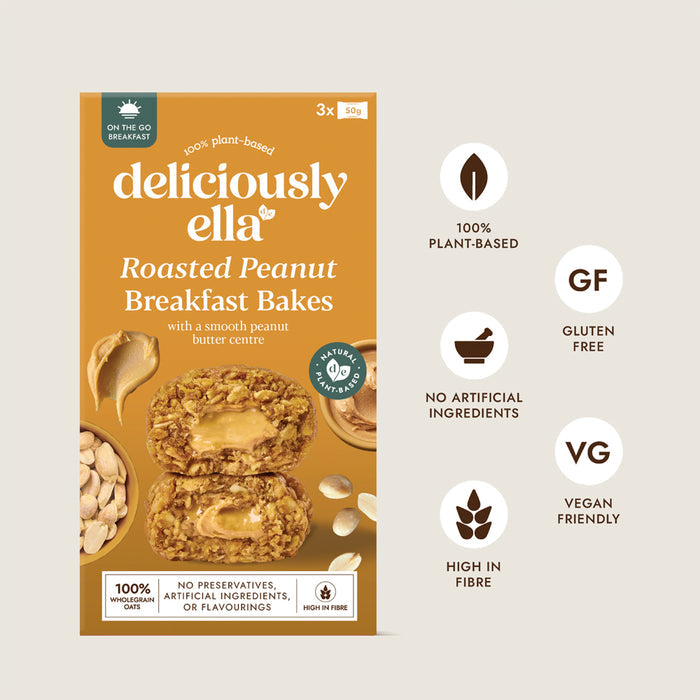 Deliciously Ella Roasted Peanut Breakfast Bakes