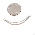 Diamond-cut Anchor Chain & Curb Chain in Gold from Hialeah in white gold