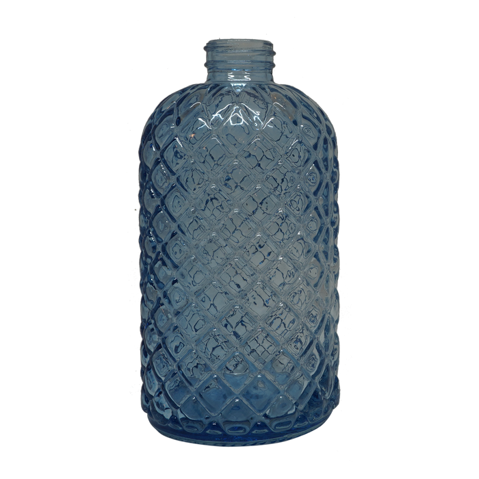 Diamond Lattice Glass Soap Dispenser