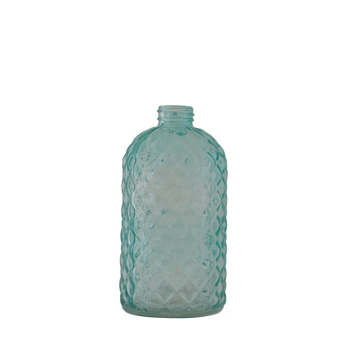 Diamond Lattice Glass Soap Dispenser