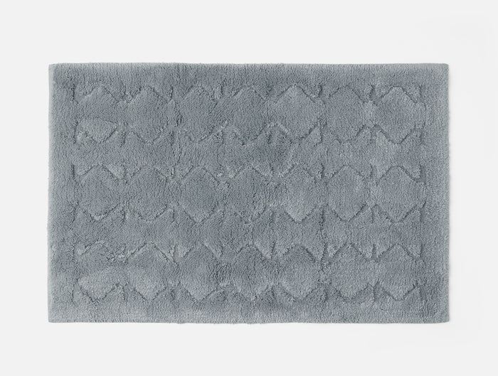 Diamond Shag Organic Bath Rug